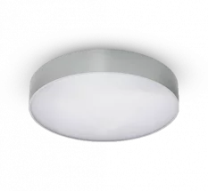Amica LED ⌀40 cm 19 W stříbrná/elox ⇊