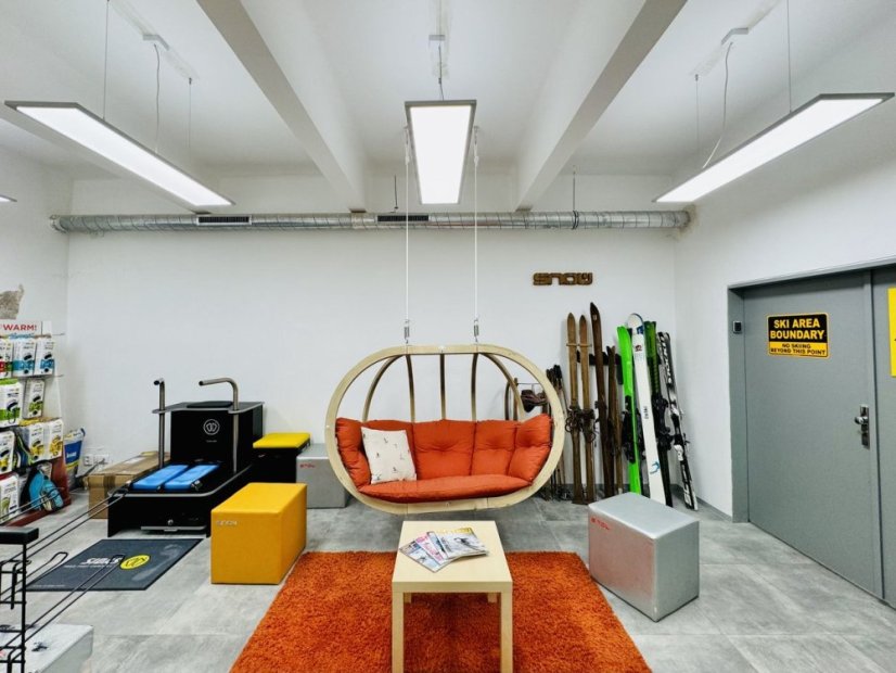 Elata OP LED 120 cm 79 W stříbrná/elox ⇅