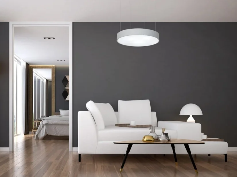 Amica LED ⌀60 cm 53 W  závěsná stříbrná ⇊