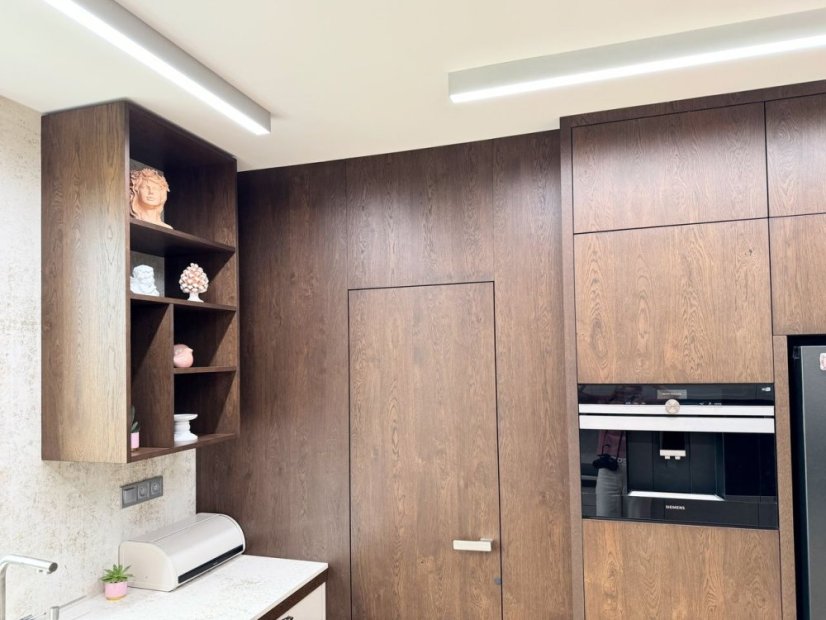 Stella LED 141 cm 51 W stříbrná ⇊