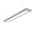 Gaudium Slim zář. 128 cm 108 W stříbrná ⇅